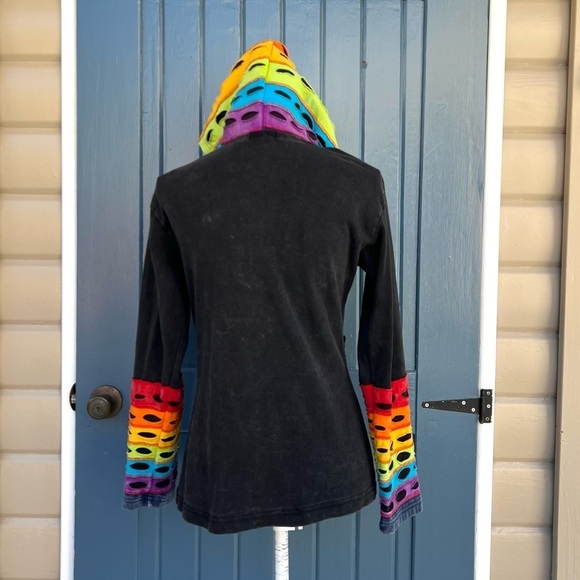 Vintage Rising International Hoodie
Rainbow Floral Patchwork Women Size … - Picture 3 of 9